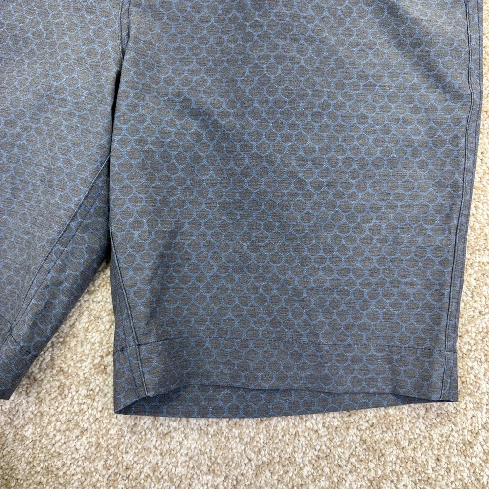 Faherty Athletic Shorts Blue and Gray Mens Size 32